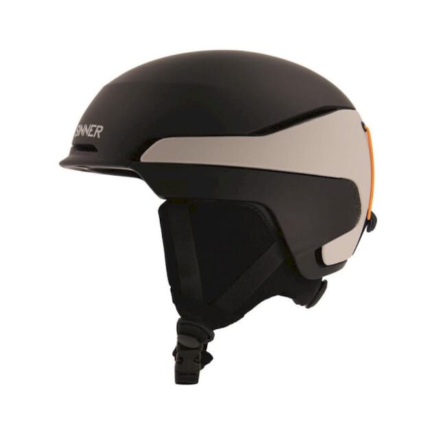SINNER ZERMATT Unisex Skihelm - MATTE Zwart-MATTE LIGHT GREY - Maat M, 55-58 cm