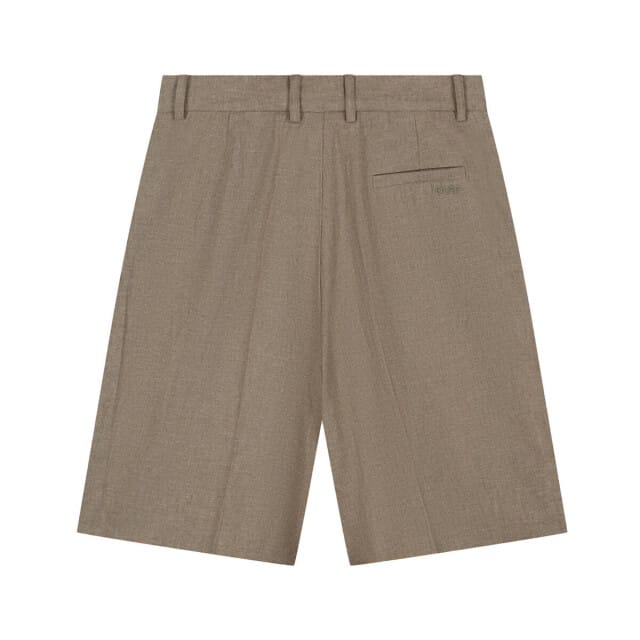 Korte linnen slim fit vrouw Olaf Hussein