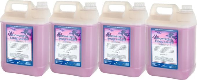 Claudius Douchegel Exotic Dream 5 liter - set van 4 stuks - Showergel