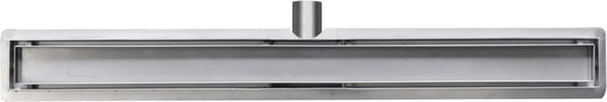 Wiesbaden RVS Douchegoot + Flens met Tegelrooster 80 x 7 cm.