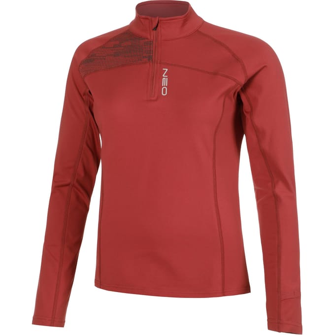 NEO Warm Light Longsleeve Dames-Berry