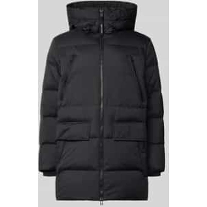 Regular fit donsjack met capuchon