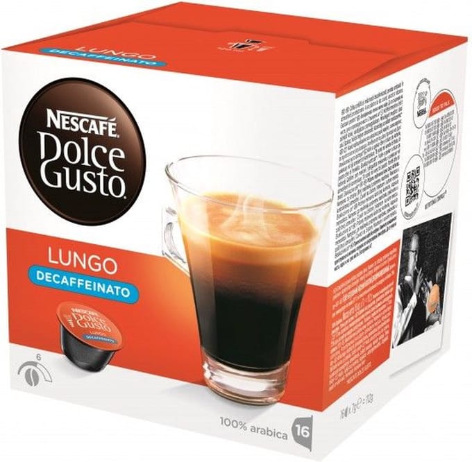 Dolce Gusto® Lungo Decaffeinato - 9x16 capsules