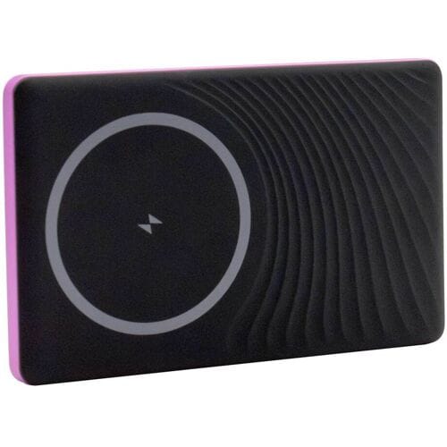 RealPower Powerbank 5.000 mAh USB PD, Qi Wireless Charging, Magsafe USB-C (met Power Delivery) Roze