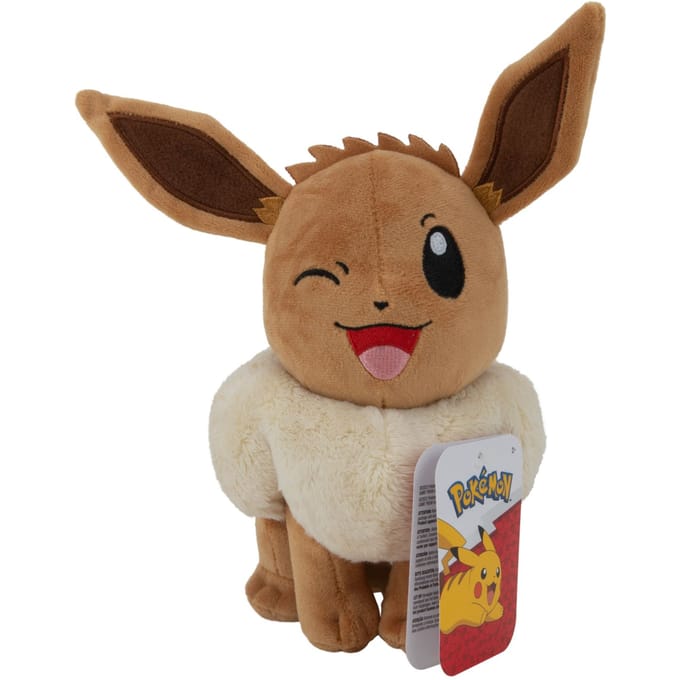 Jazwares Pokémon Pluche 20CM-Eevee (Winking) (Diversen) Nieuw
