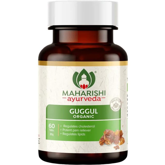 Guggul (60 tabbladen, 500 mg), Biologische Guggul, Maharishi Ayurveda white