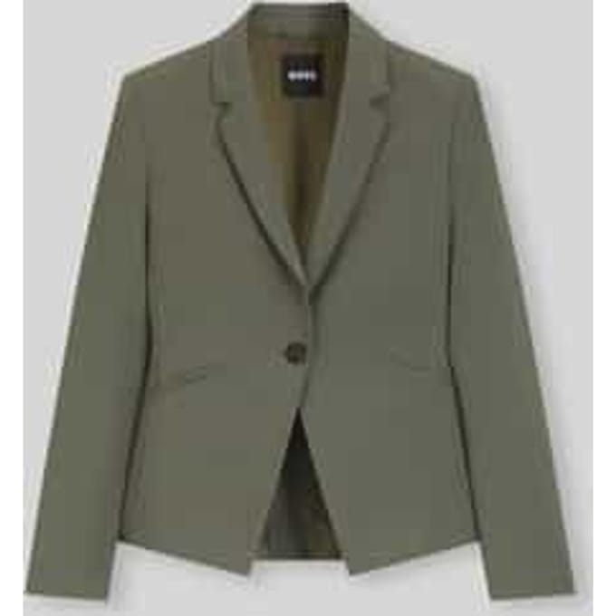 Slim fit blazer van pure scheerwol model 'JIAH'