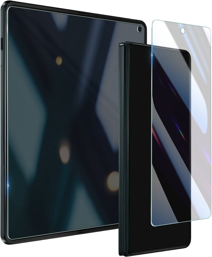 iMak, Screenprotector Binnen en Buiten Hydrogel voor Motorola Razr Fold Schokbestendig, Transparant