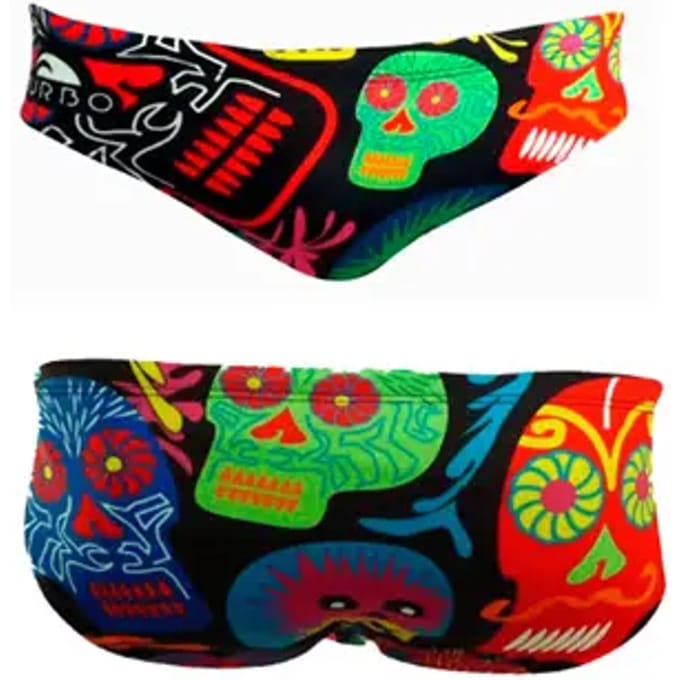 Zwembroekje Turbo Halloween Skulls
