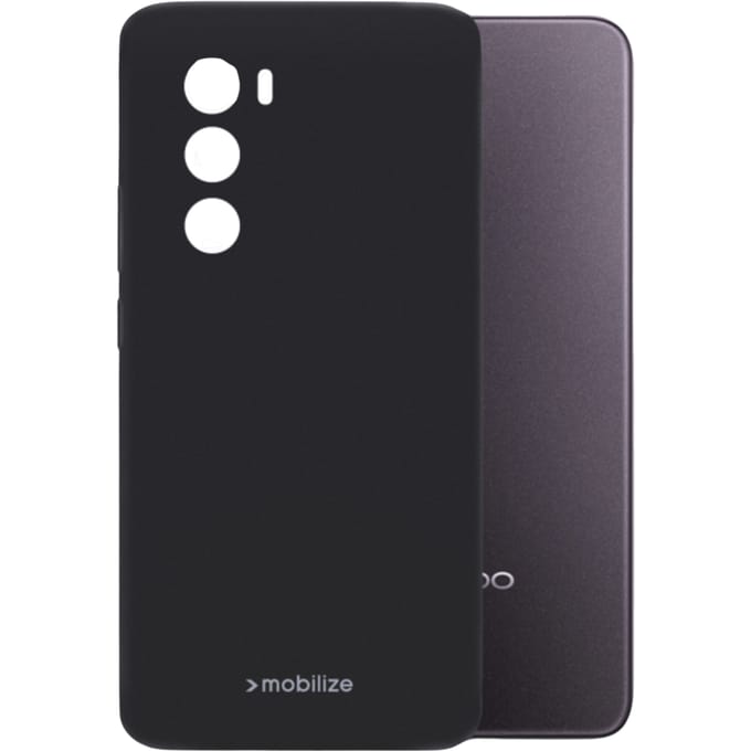 Mobilize OPPO Reno12 Siliconen (TPU) Hoesje Zwart