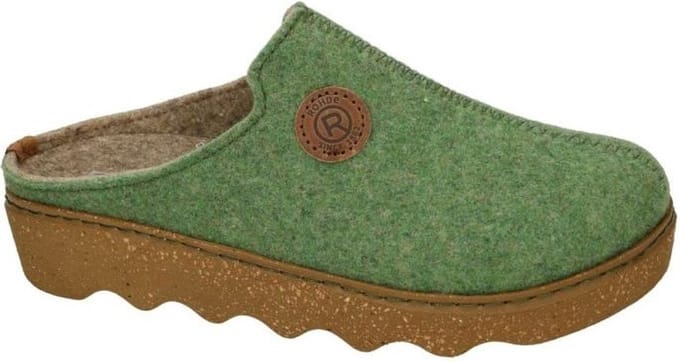 Rohde -Dames - groen - pantoffels - maat 38