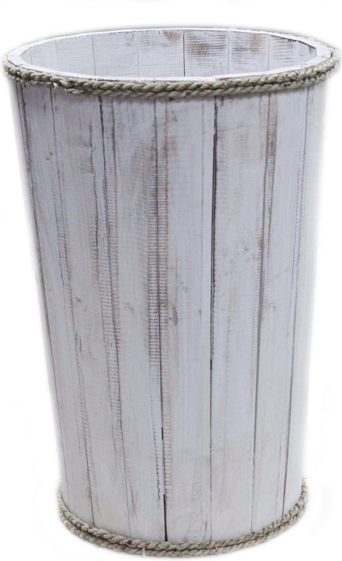 Grote nautische displaybak - Whitewash 45x32cm