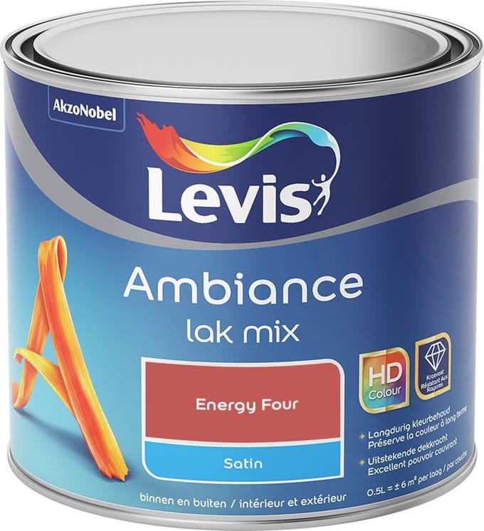 Levis - Ambiance Lak Satin Mix - Energy Four - Mengverf - 0,5 L