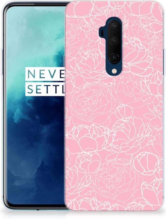 OnePlus 7T Pro TPU Case White Flowers