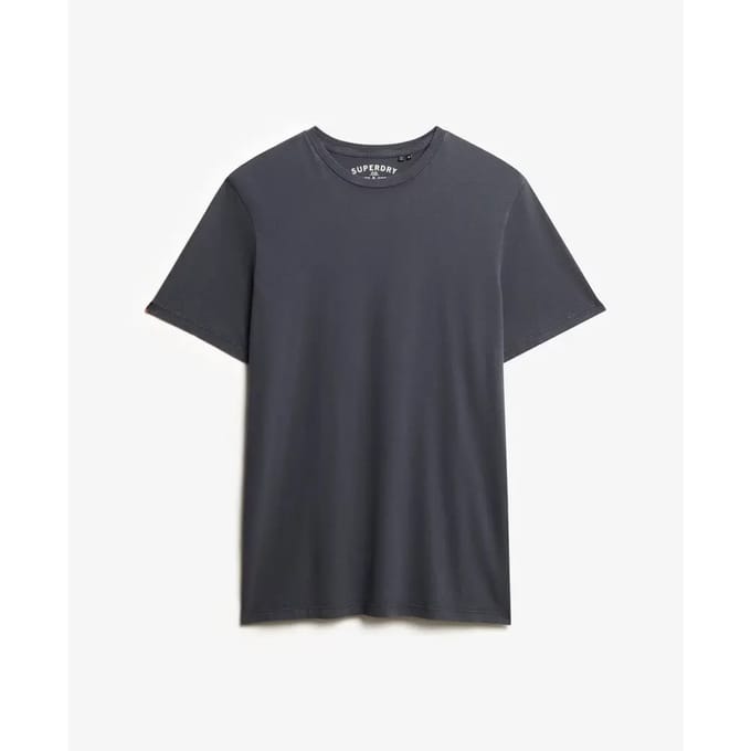 Superdry T-shirt Classic Essential Tee M1012140a Washed Eclipse Navy Mannen Maat - S