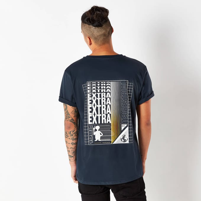 E.T. the Extra-Terrestrial Men's T-Shirt - Navy - S