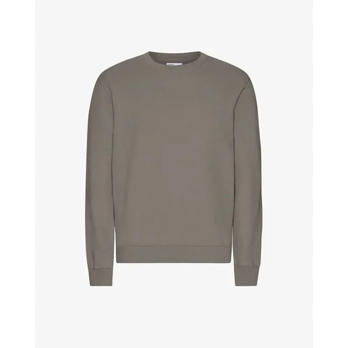 Trui met ronde hals Colorful Standard Classic Misty Brown