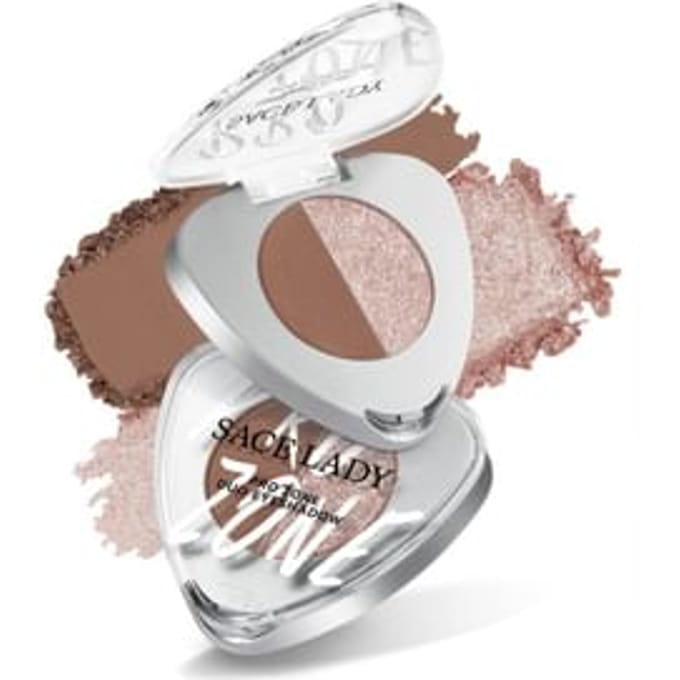 Sace Lady - Pro Zone Duo Eyeshadow - 3 Types 03# Lover - 3g