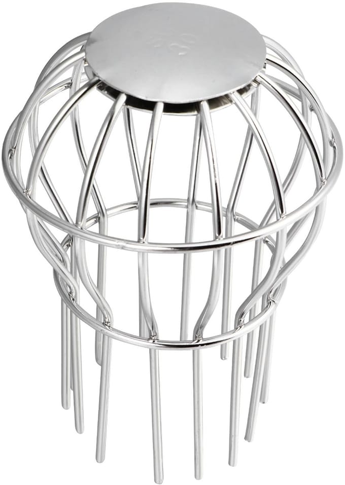 Dailygoods- Bladfiltergootbescherming 5,5 inch - Roestvrijstalen