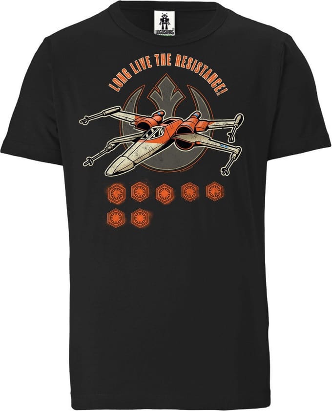 Logoshirt T-Shirt Star Wars - Long Live The Resistance