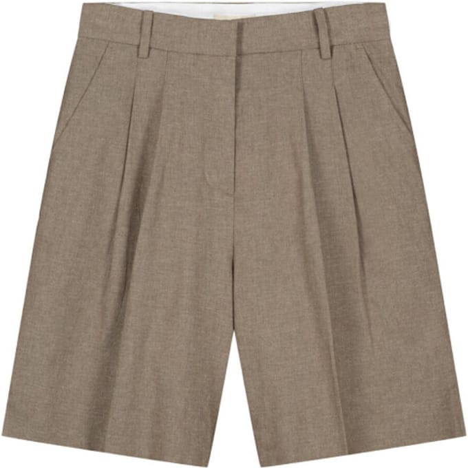 Korte linnen slim fit vrouw Olaf Hussein