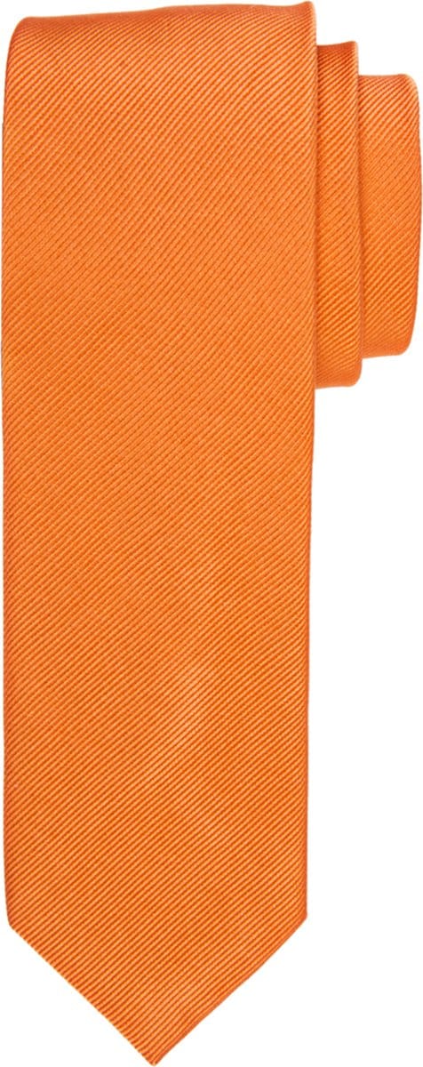 Profuomo stropdas - zijde - oranje