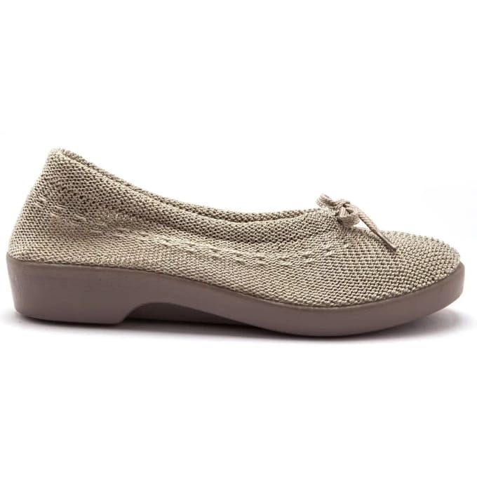 Gebreide ballerina's voor dames Pédiconfort