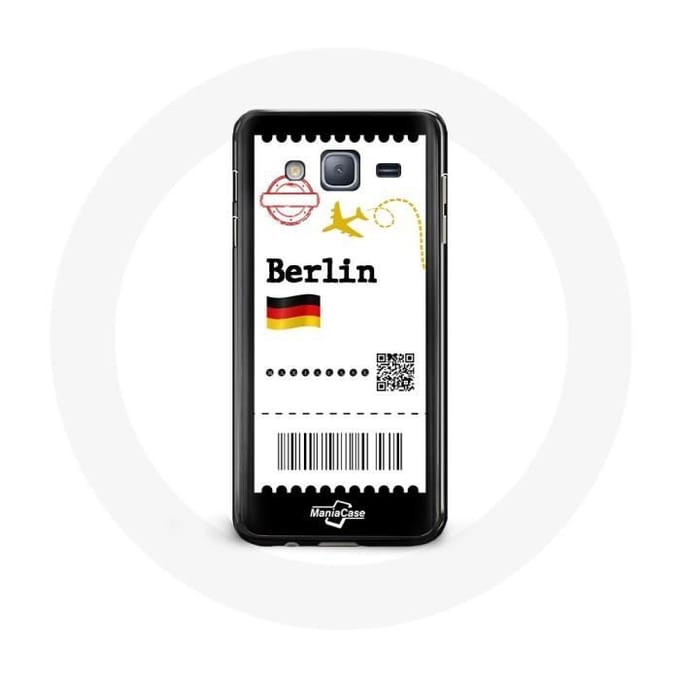 Coque pour Samsung Galaxy J7 Billet d'avion Berlin