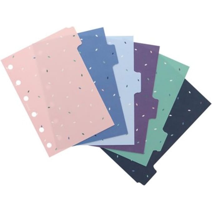 Filofax tabbladen pocket - confetti