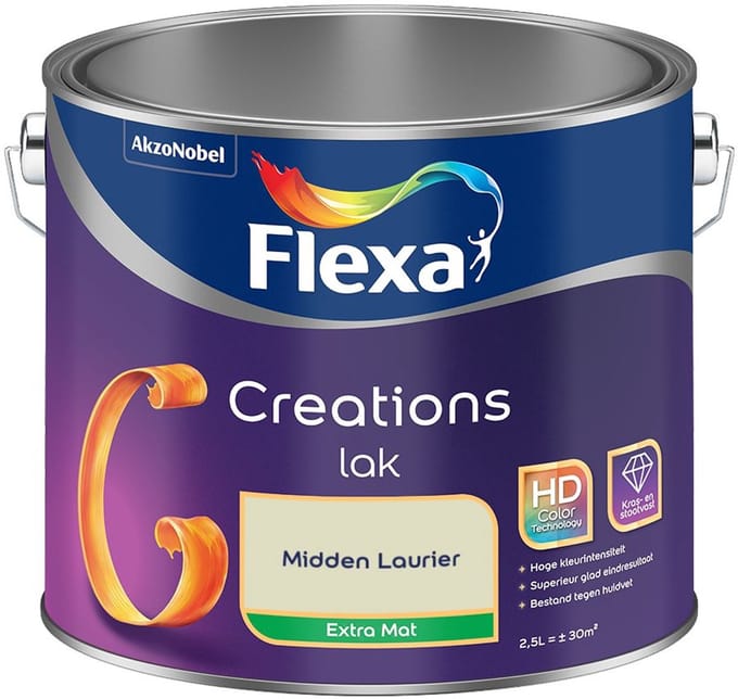 Flexa - Creations Lak Extra Mat - Midden Laurier - Mengverf - 2,5 L