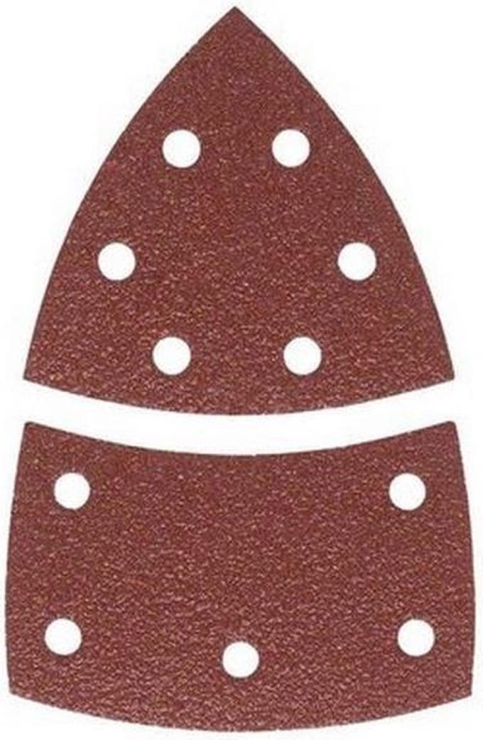 Bosch Accessories 2609256A64 Multi-schuurpapier Met klittenband, Geperforeerd Korrelgrootte (num) 120 (l x b) 102 mm x 62.93 mm 10 stuk(s)
