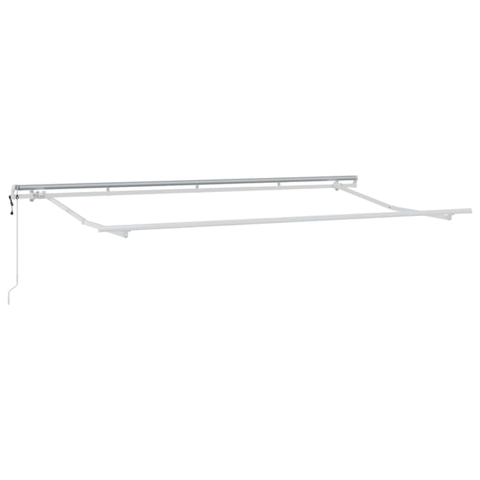 vidaXL - Uitschuifbare - luifel - Crème - 400 - x - 200 - cm - Polyester - en - Aluminium