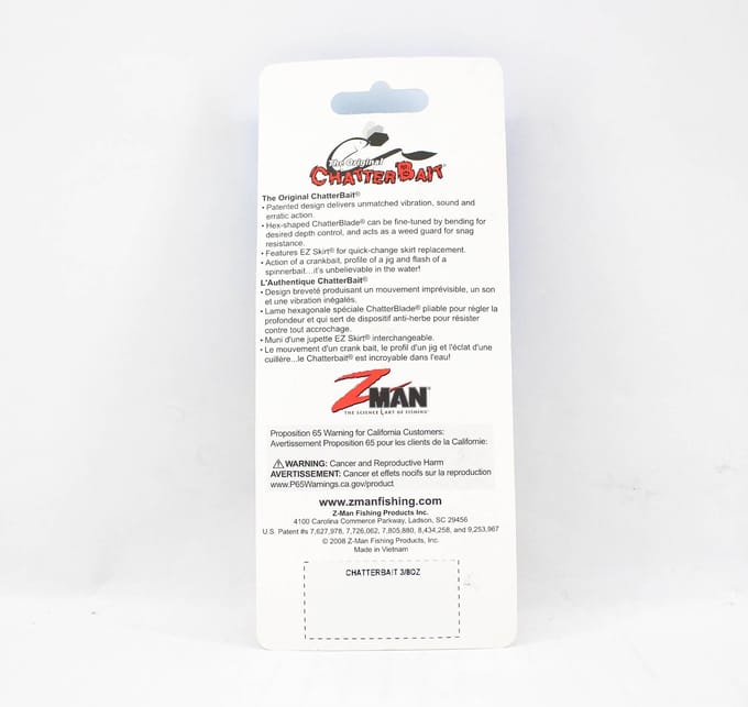 Zman Chatterbait 3/8 oz Zinkend kunstaas Fire Craw (4059) red