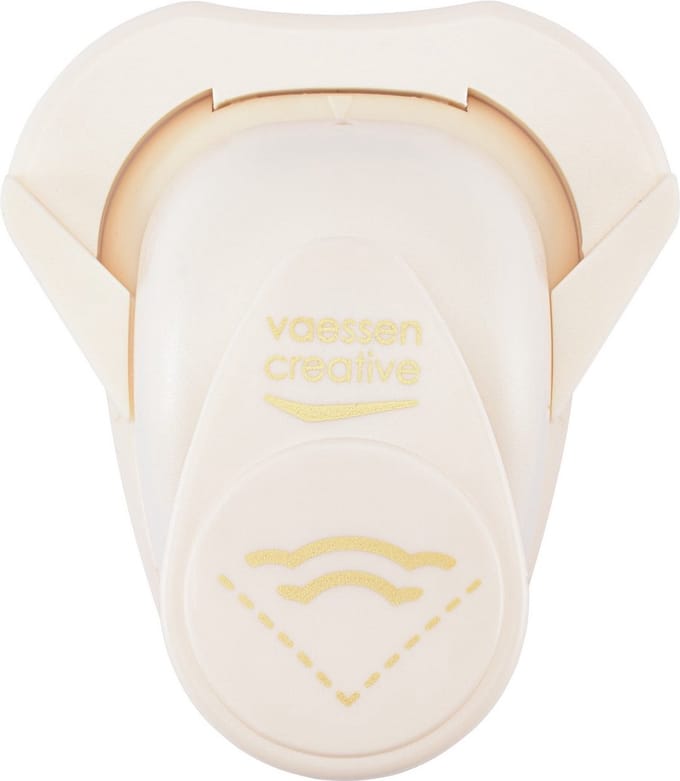 Vaessen Creative Hoekpons - Figuurpons - Wolk - 1,7 x 2,5 cm