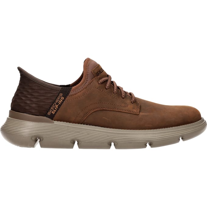 Skechers Hands Free Slip-ins Garza-Gervin Wide Instappers - Heren - Cognac - Maat:43