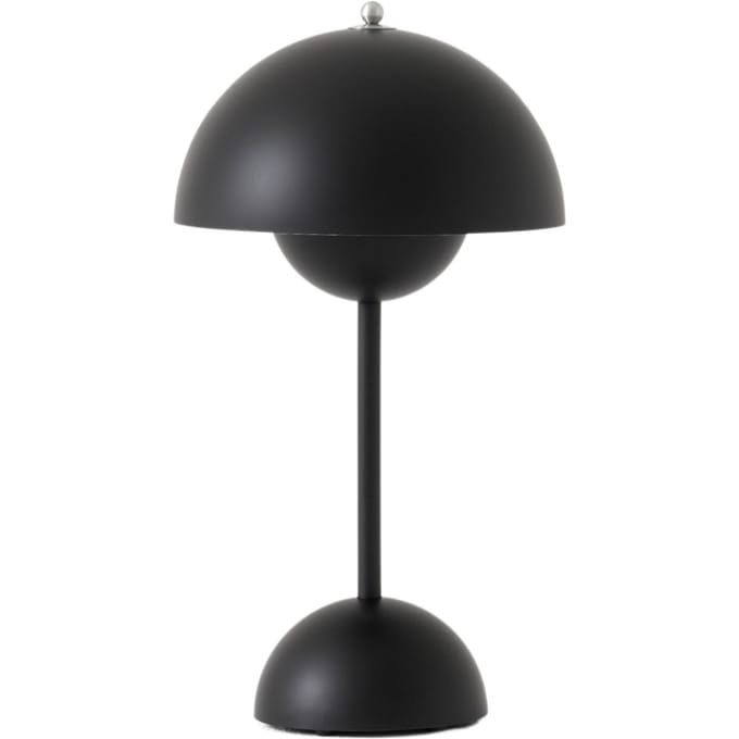 &Tradition Oplaadbare tafellamp Flowerpot VP9 - mat zwart