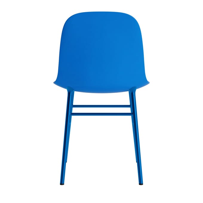 Normann Copenhagen Form stoel met metalen frame - NormannCopenhagenFormBrightBlue