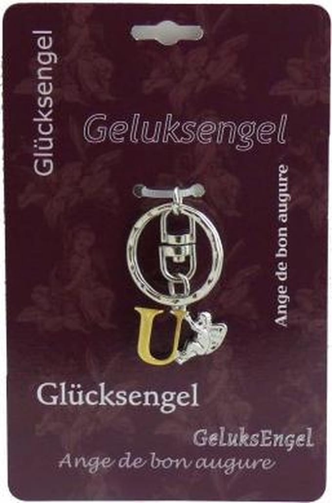 Geluksengel Sleutelhanger U