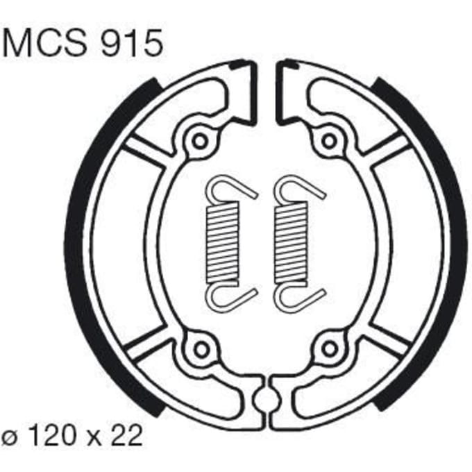 Remschoenset TRW MCS915
