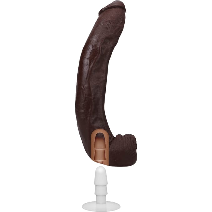 Dredd Realistic Ultraskyn Dildo 13.5 / 34 Cm Chocolate