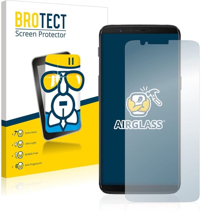 Screenprotector voor OnePlus 5T Beschermglas transparant