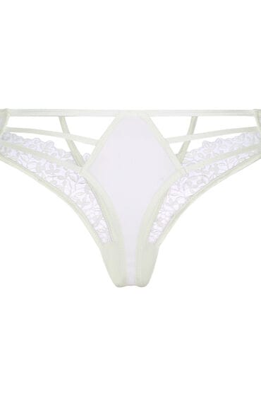Hunkemöller Hoog Uitgesneden String Kristina Wit