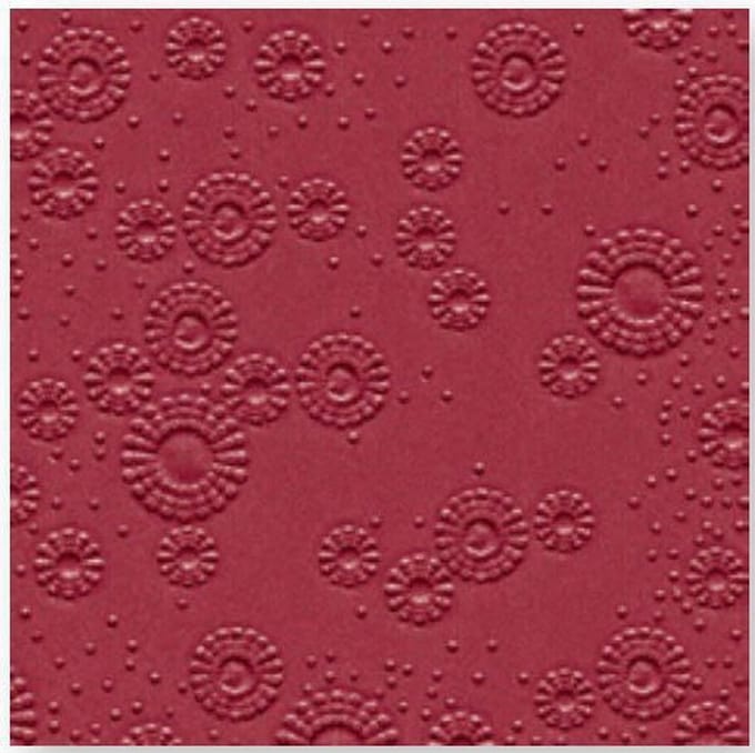 Cocktail servetten 25x25cm - Uni bordeaux - 16 stuks