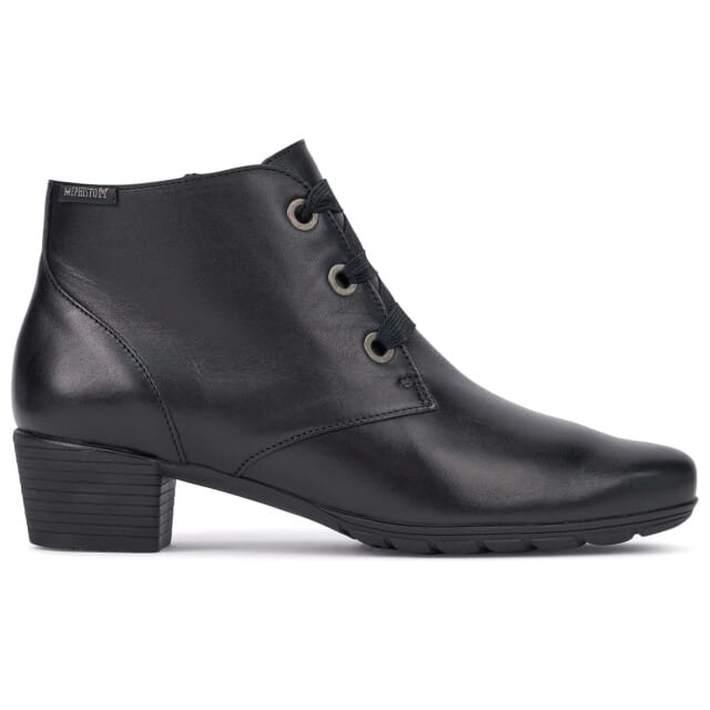 Mephisto Dames Enkellaarzen - Zwart - Maat 37