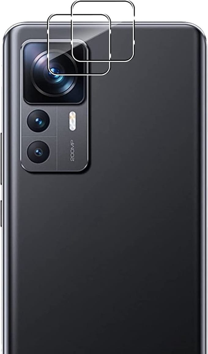 Camera Protector voor Xiaomi 12T Pro - 2 stuks van glas Transparante glazen