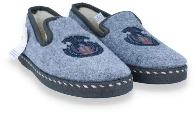 Comfort Plus Heren Pantoffel | Grijs | Maat: 40