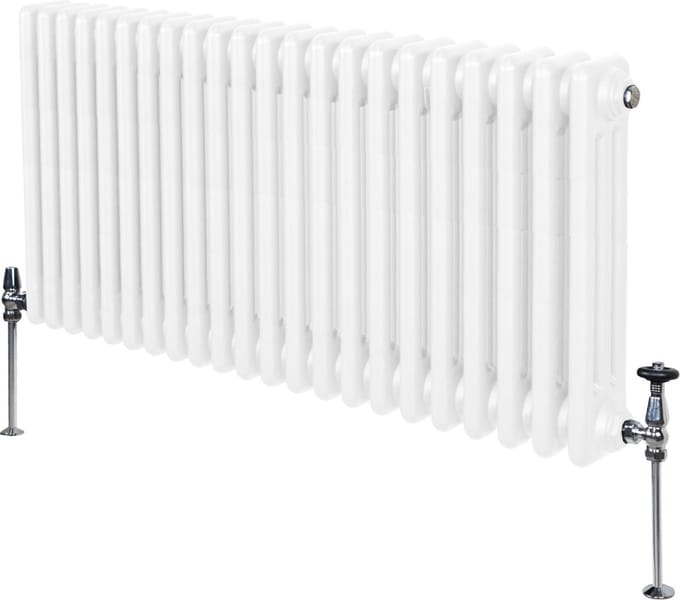 Traditionele 3 kolom radiator - wit - 600x1012mm - ce-gecertificeerd