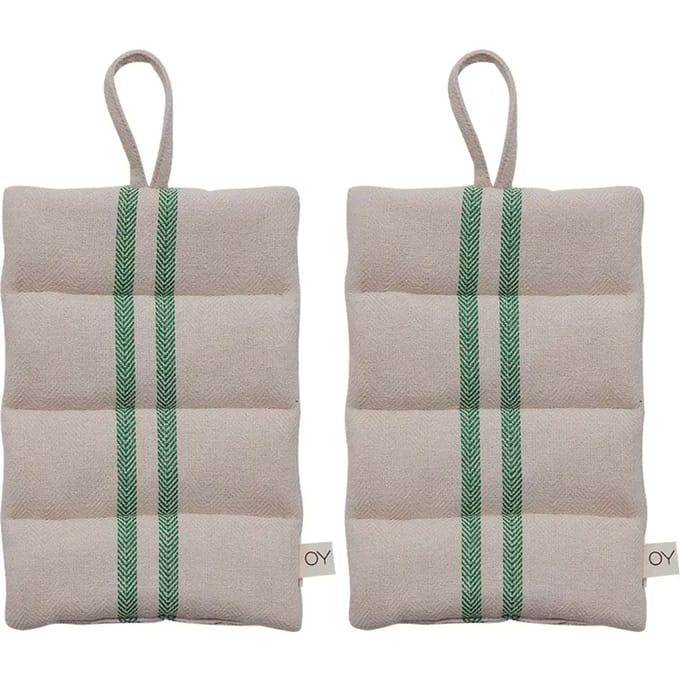 Hittebestendige katoenen handschoenen OYOY Living Design (x2)