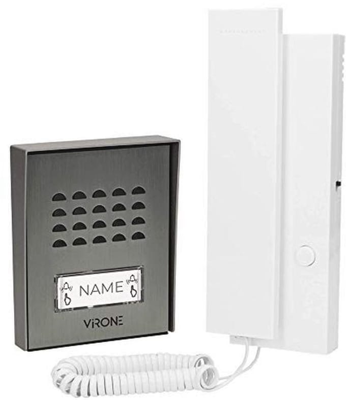 Intercom voor Inbouwmontage 2-Draads 230V AC met Achtergrondverlichting