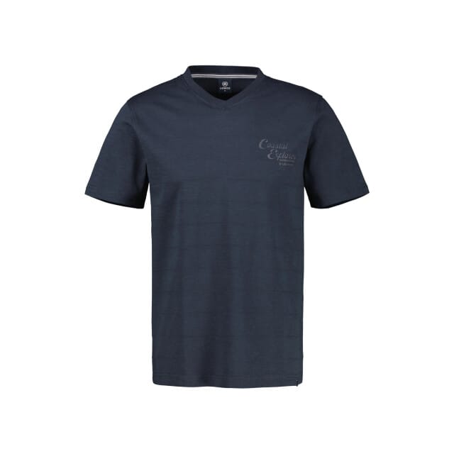 Lerros - T-shirt - Mannen - L - 485 CLASSIC NAVY - Katoen - 2633121